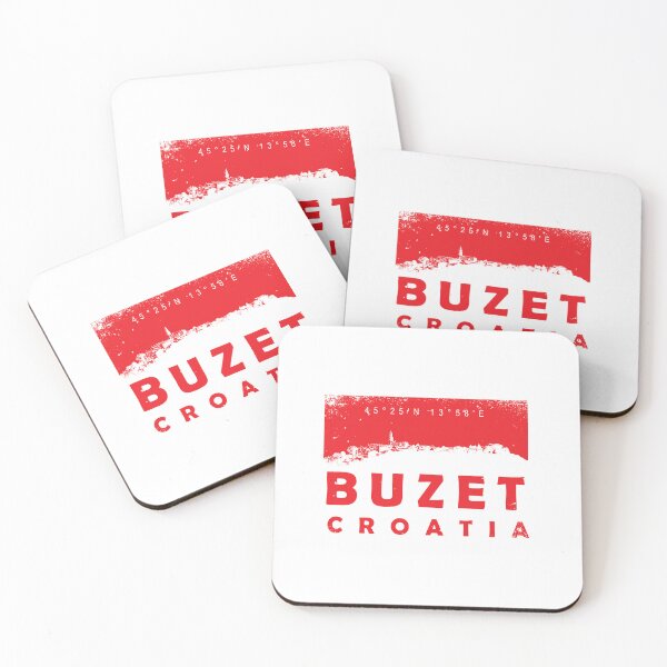 Item preview, The City Buzet - Croatia 006 Red designed and sold by MC Art Studio.