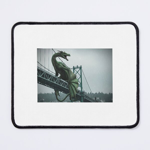 Item preview, Dragon. Lions Gate Bridge, Vancouver designed and sold by Cliff Vestergaard.