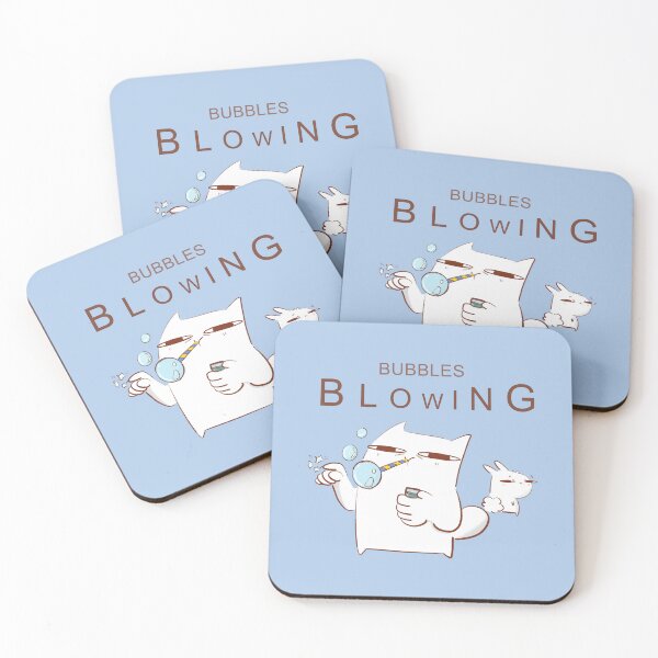 Item preview, Cat blowing Bubbles designed and sold by Mobile's Blue Sky.