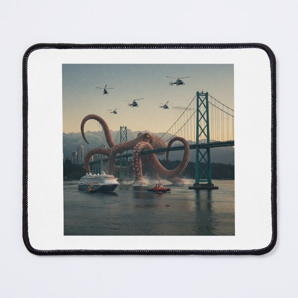 Item preview, Giant octopus. Vancouver designed and sold by Cliff Vestergaard.