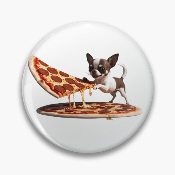 Item preview, Chihuahua Pizza Lover – Small, But With a Big Appetite designed and sold by StormArte.