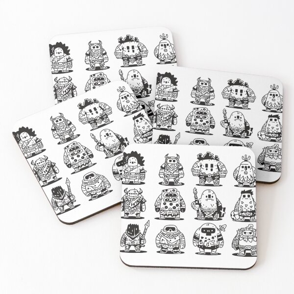 Item preview, Tribal Warrior Doodle Art – Black & White Illustration designed and sold by VentoPrintic788.