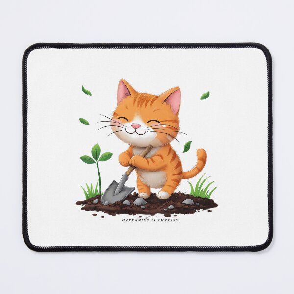 Item preview, Cat Digging with a Crowbar – Life’s a Garden, Dig It!" designed and sold by VibeVault12.