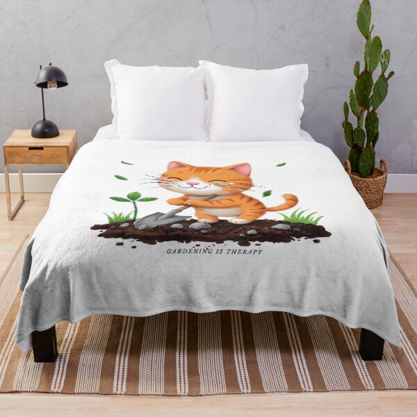Item preview, Cat Digging with a Crowbar – Life’s a Garden, Dig It!" designed and sold by VibeVault12.