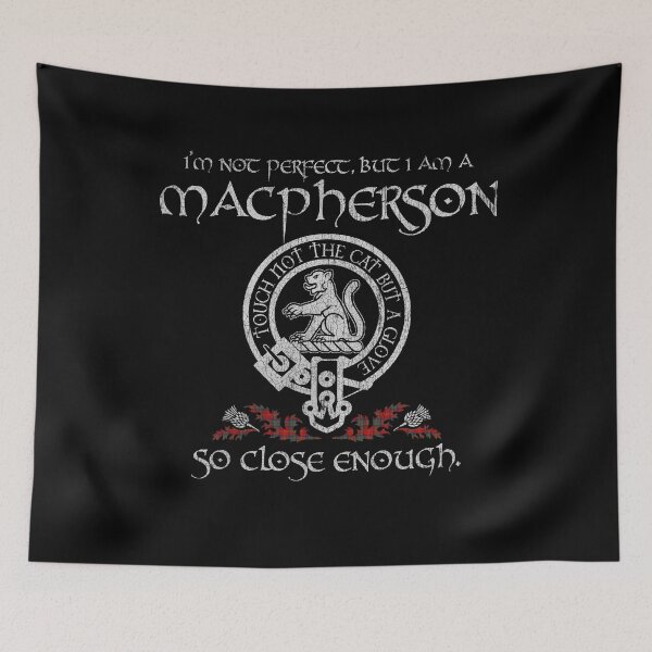 Item preview, MacPherson of Cluny clan Scottish surname crest badge motto tartan sporran kilt men women designed and sold by Clan1093.