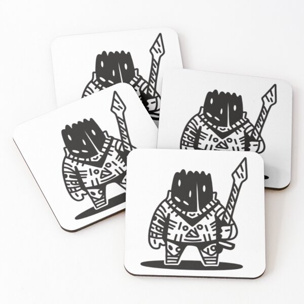 Item preview, Tribal Warrior Doodle Art – Black & White Illustration designed and sold by VentoPrintic788.