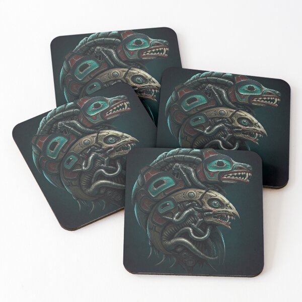 Item preview, West Coast Native art Cyber punk designed and sold by Cliff Vestergaard.