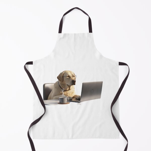 Item preview, Labrador Office – Teleworking with Coffee and Paws designed and sold by StormArte.