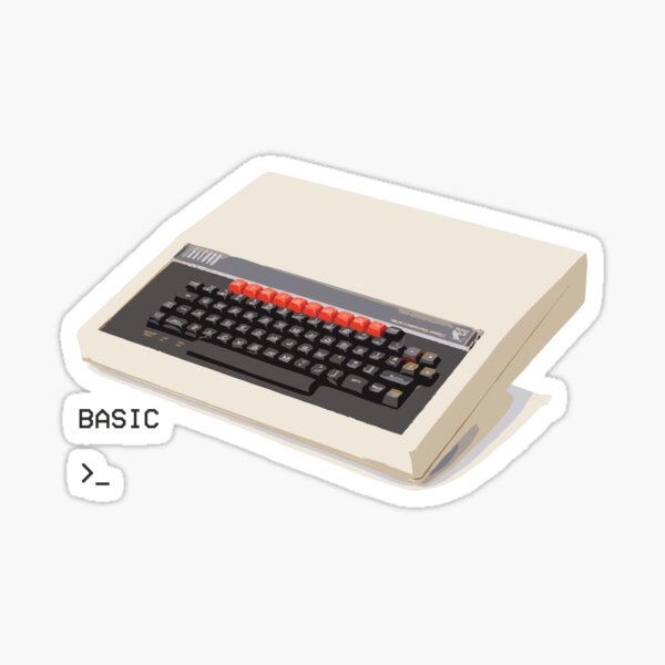 BBC Micro - Classic British 80's computer. Sticker