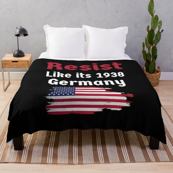 Item preview, Resist Like It's 1938 Germany Distressed USA Flag Funny designed and sold by Run to Creations.