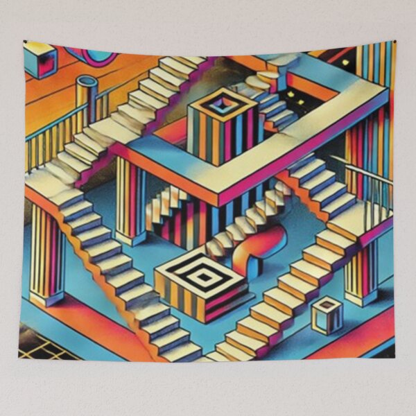 Item preview, Impossible Geometry: A Retro Revival designed and sold by annenambiro.