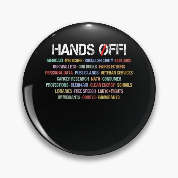 Item preview, Retro Hands Off Protest Social Security And Medicare Protest designed and sold by Vincent-Cloud.