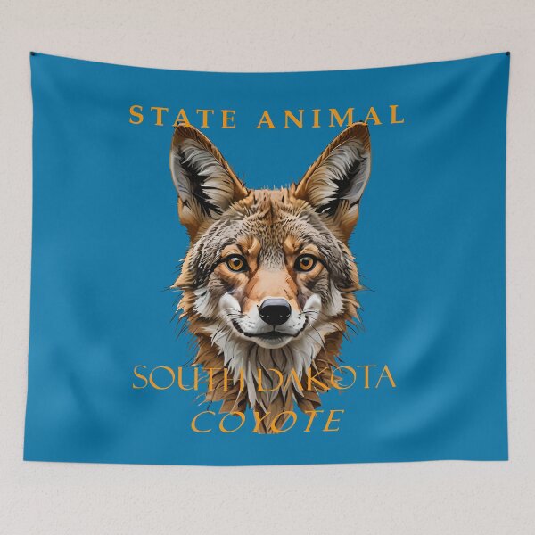 Item preview, South Dakota Territory Animal The Coyote designed and sold by taiche.