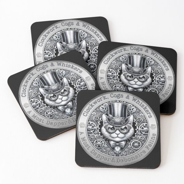 Item preview, Clockwork & Whiskers designed and sold by MuttsMeowers.