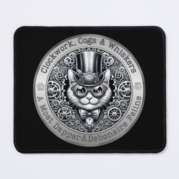 Item preview, Clockwork & Whiskers designed and sold by MuttsMeowers.