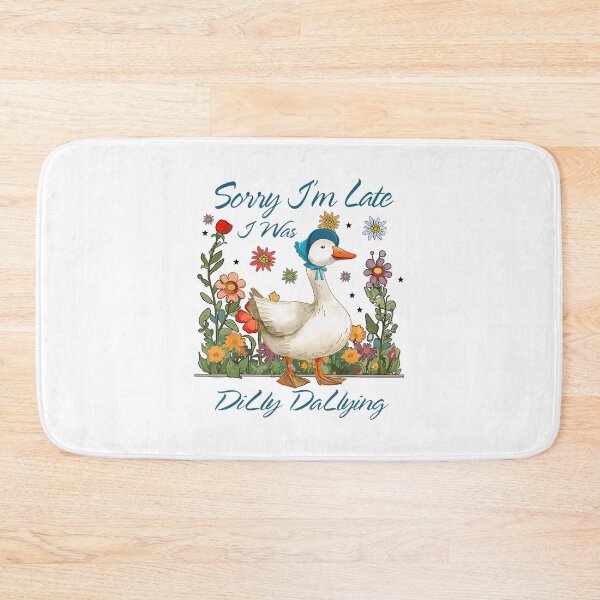 Item preview, Funny Goose Sorry I'm Late I Was Dilly Dallying Silly Goose designed and sold by Galactic-Sketch.