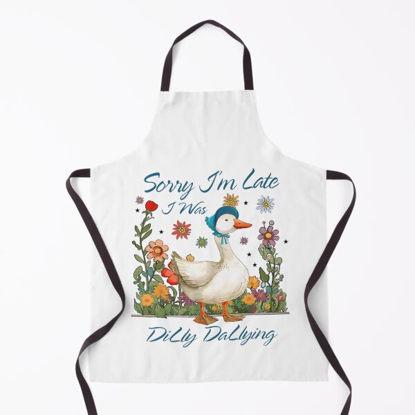 Item preview, Funny Goose Sorry I'm Late I Was Dilly Dallying Silly Goose designed and sold by Galactic-Sketch.