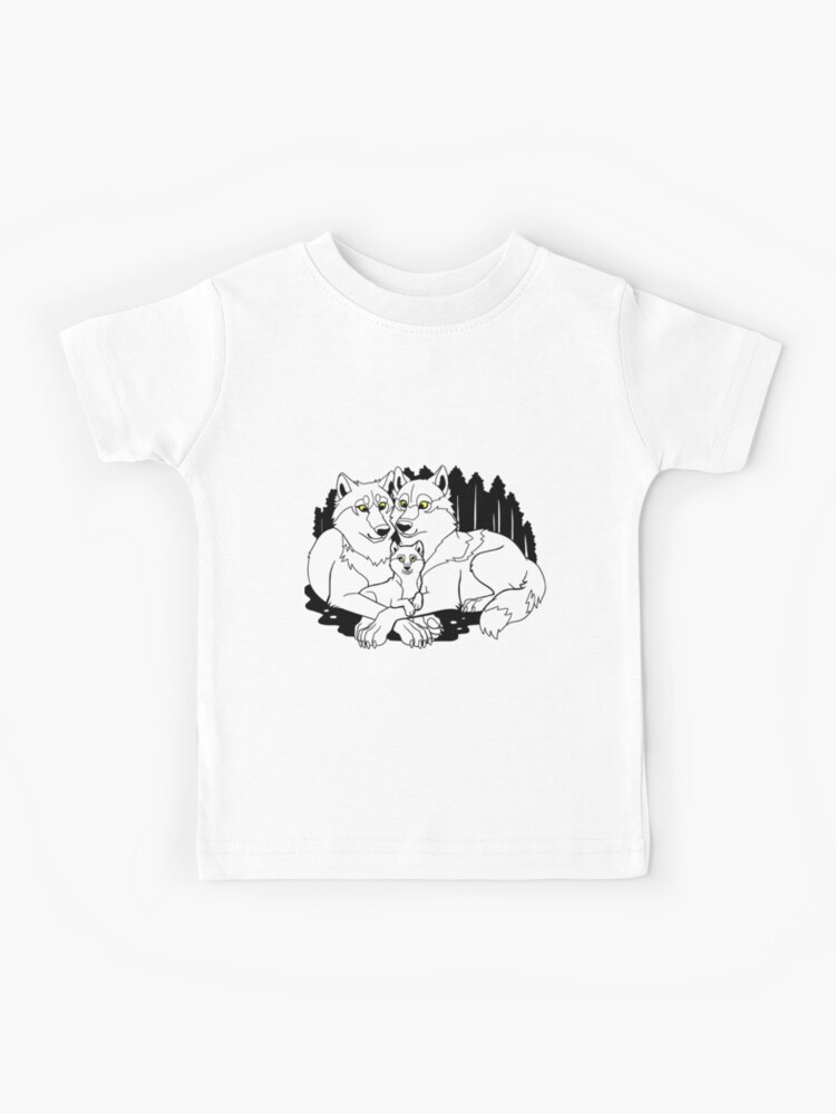 Detroit Wolves - Kids T-Shirt, White / Toddler 4 / Kids T-Shirt