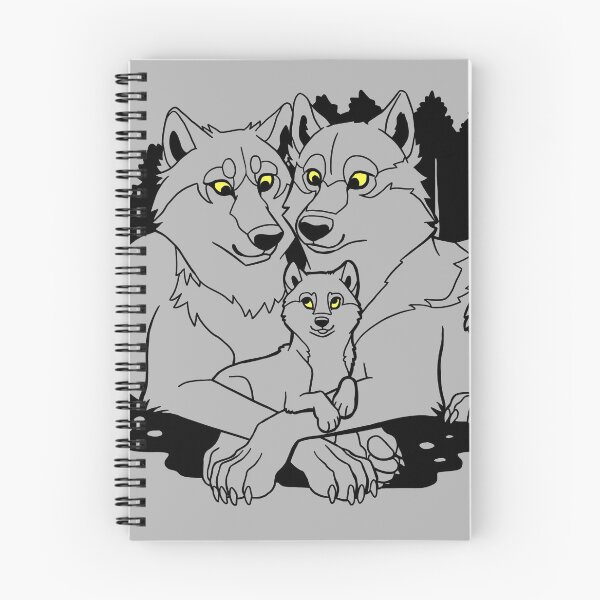 Item preview, Wolf Family with Pup designed and sold by Growly.