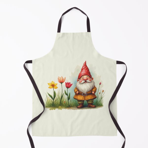 Item preview, Garden Gnome - cheerful dwarf in the garden designed and sold by Connys Colorful World.