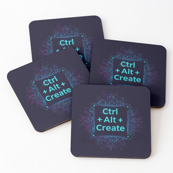 Item preview, Ctrl Alt Create: Where Technology Meets Art designed and sold by HoruxDesign.