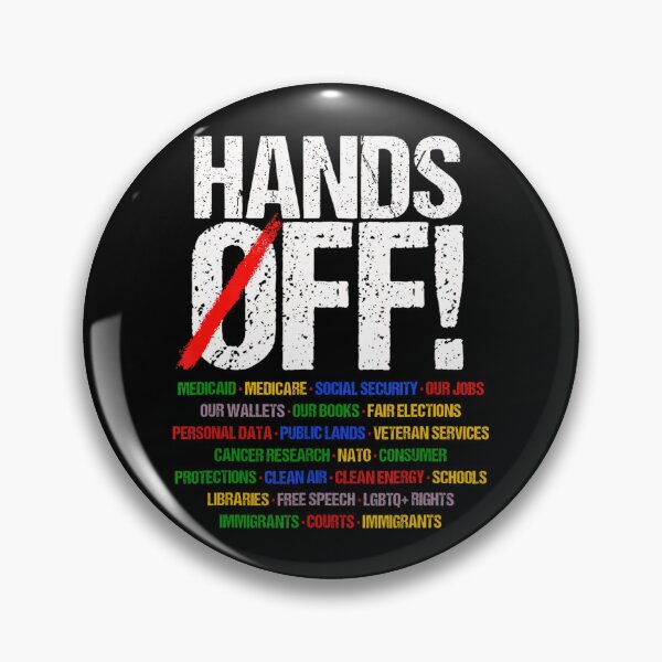 Item preview, Retro Vintage Hands Off Protest designed and sold by Vincent-Cloud.