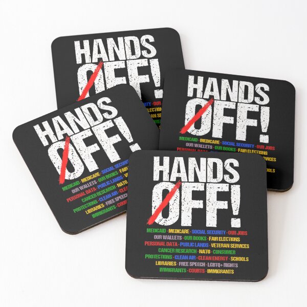 Item preview, Retro Vintage Hands Off Protest designed and sold by Vincent-Cloud.
