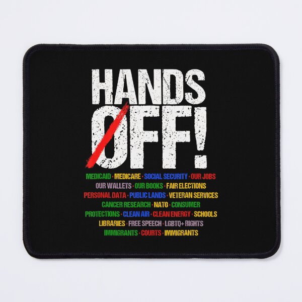 Item preview, Retro Vintage Hands Off Protest designed and sold by Vincent-Cloud.