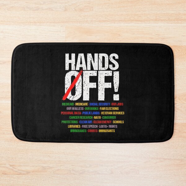 Item preview, Retro Vintage Hands Off Protest designed and sold by Vincent-Cloud.