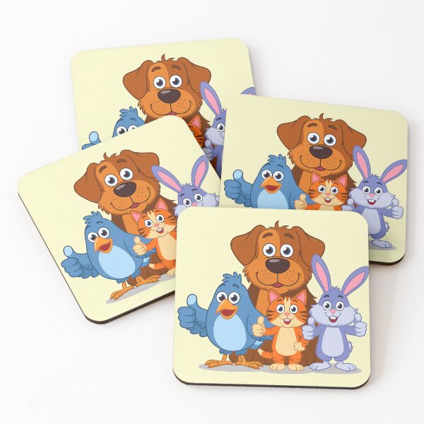Item preview, My Four Friends, Bird, Cat, Dog, and Rabbit designed and sold by DBM Photo Art 1.