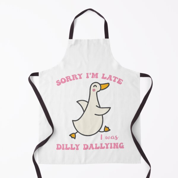 Item preview, Sorry I'm Late I Was Dilly Dallying Goose Graphic Girl Women designed and sold by Galactic-Sketch.