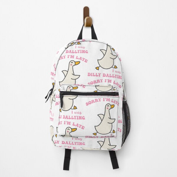 Item preview, Sorry I'm Late I Was Dilly Dallying Goose Graphic Girl Women designed and sold by Galactic-Sketch.