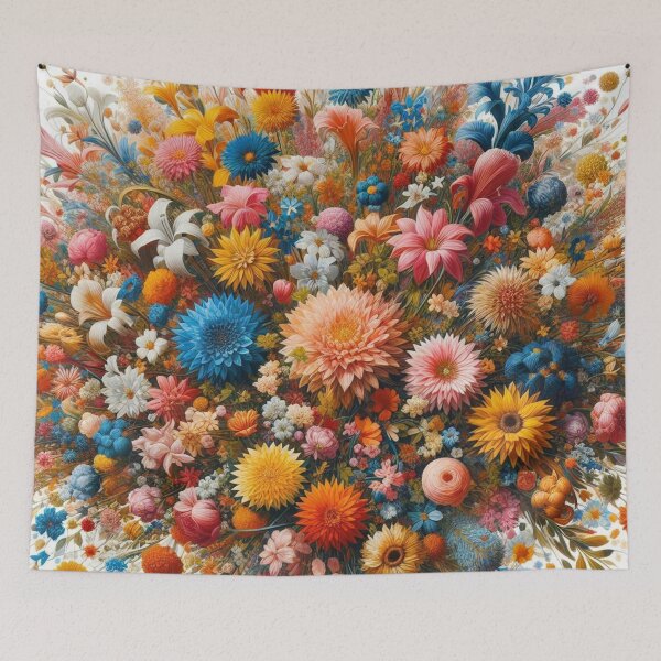 Item preview, Colorful harmony of flowers designed and sold by Sigtrix.