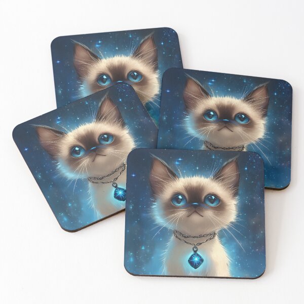 Item preview, Birman cat with Starry Necklace designed and sold by PetsArt.