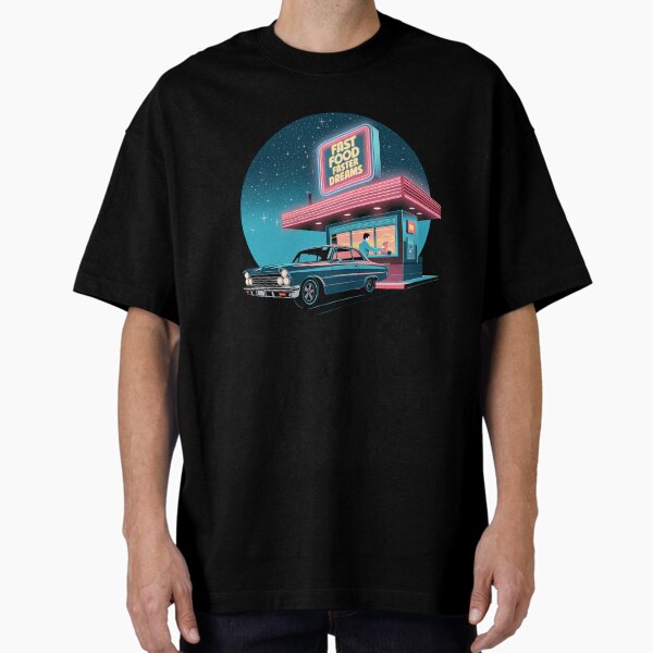 Item preview, Drive-Thru Dreamer Fast Food Faster Dreams T-Shirt designed and sold by Jirakit789.