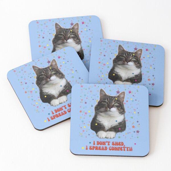 Item preview, I don't shed, I spread confetti! designed and sold by Pawethic Prints Studio.