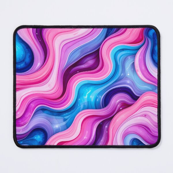 Item preview, Soft and Bold, Cotton Candy Waves with a Cosmic Touch, Abstract Colorful Waves, Abstract Texture Flowing Patterns designed and sold by Kintsugi99.