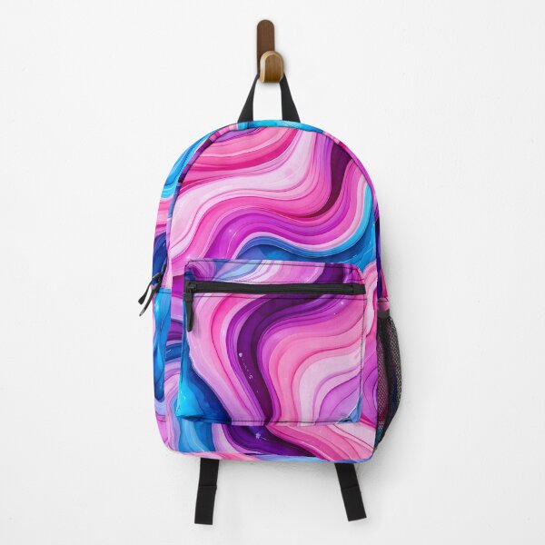 Item preview, Soft and Bold, Cotton Candy Waves with a Cosmic Touch, Abstract Colorful Waves, Abstract Texture Flowing Patterns designed and sold by Kintsugi99.