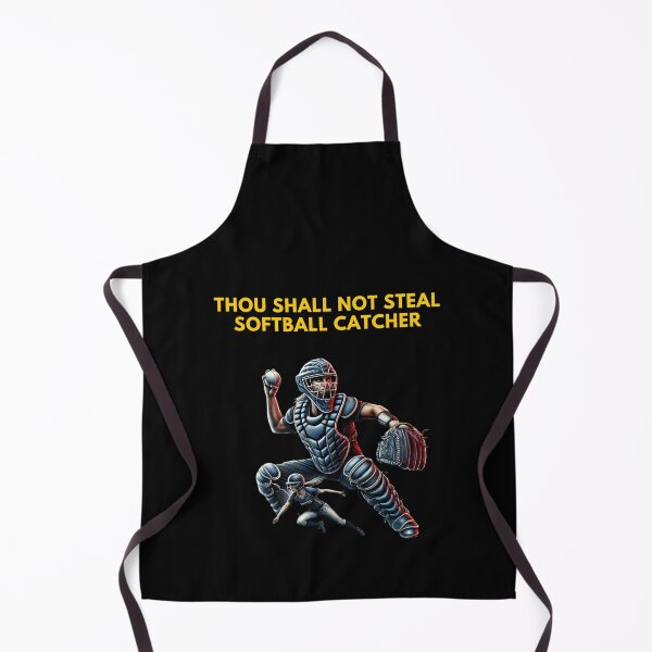 Item preview, Thou Shall Not Steal Softball Catcher designed and sold by TrendsLook.