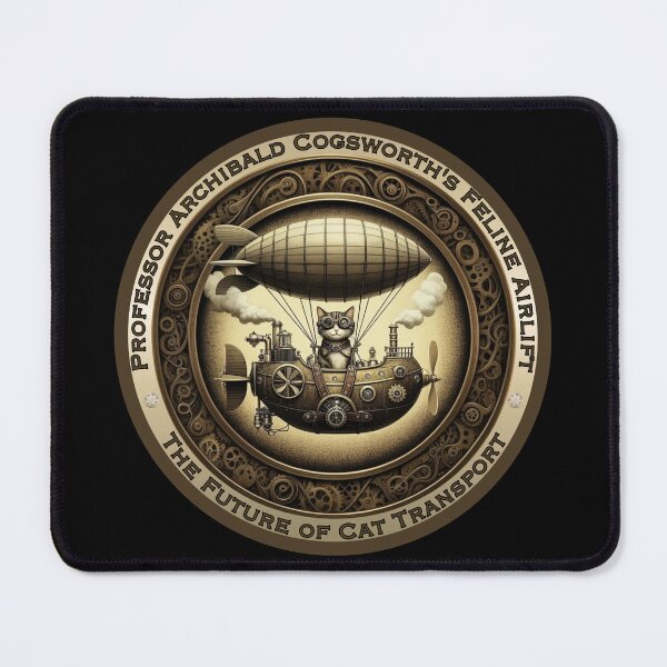 Item preview, Prof. Cogsworth's Feline Airlift designed and sold by MuttsMeowers.