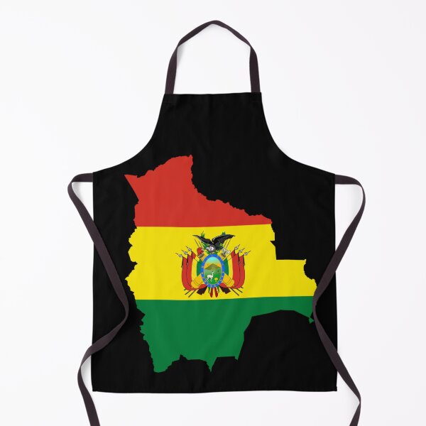 Item preview, Flag Map of Bolivia designed and sold by Beluga Cat.