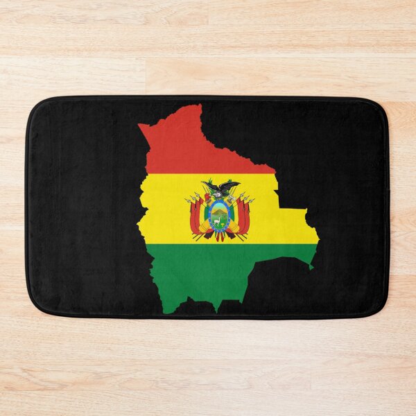 Item preview, Flag Map of Bolivia designed and sold by Beluga Cat.