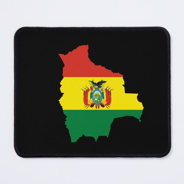 Item preview, Flag Map of Bolivia designed and sold by Beluga Cat.