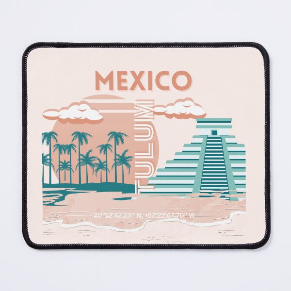 Item preview, Tulum, Mexico, Travel Art, Retro designed and sold by Magic Love Art Print.