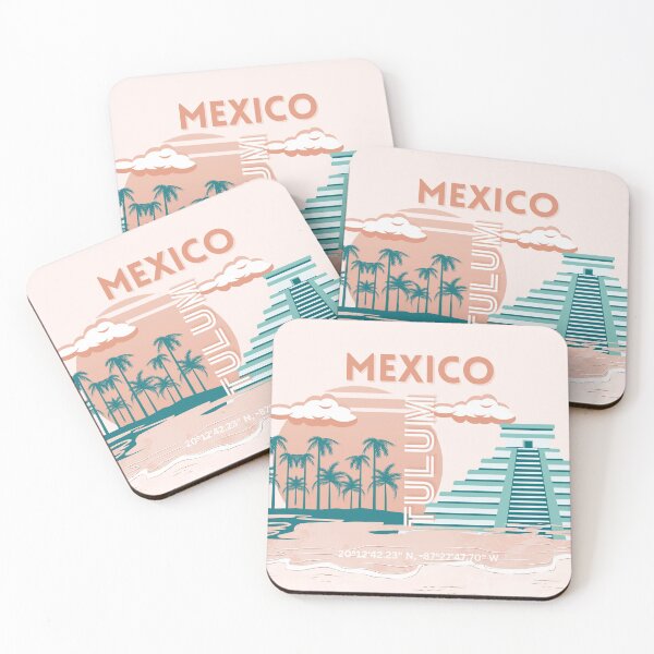 Item preview, Tulum, Mexico, Travel Art, Retro designed and sold by Magic Love Art Print.