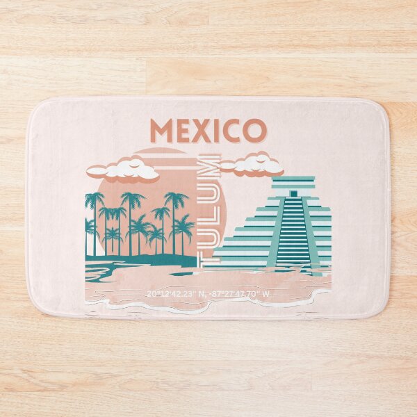 Item preview, Tulum, Mexico, Travel Art, Retro designed and sold by Magic Love Art Print.