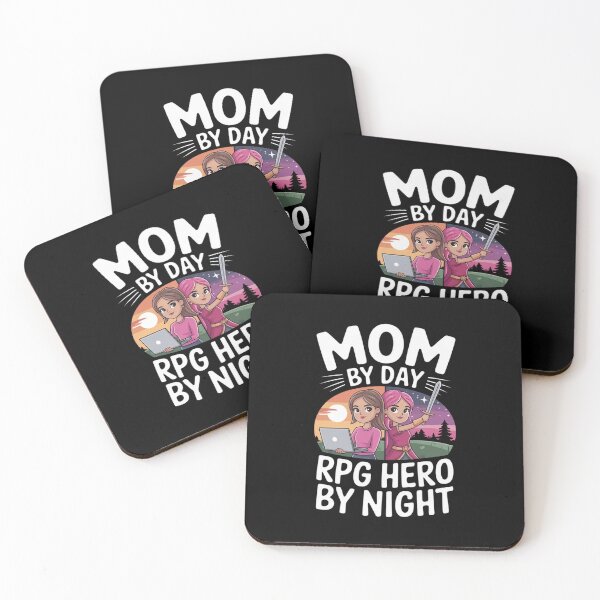 Item preview, Mom by Day, RPG Hero by Night – Funny Mom Gamer designed and sold by MagicWander.
