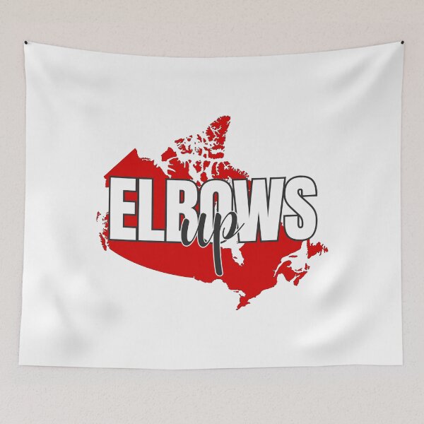 Item preview, Elbows Up – Canadian Grit Meets Bold Style designed and sold by KimRG.