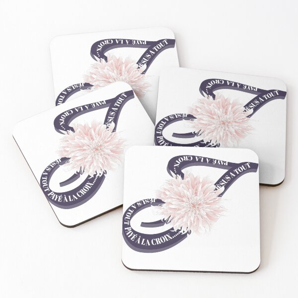Item preview, Flower label original French Christian designed and sold by vpalmyre.