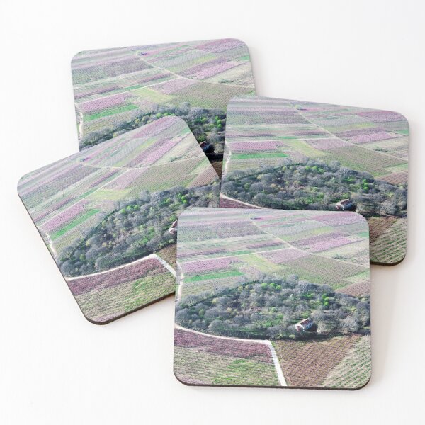 Item preview, A chapel surrounded by farms with blooming peach trees designed and sold by christosgr.